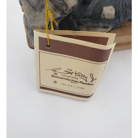 Flambro Wet Paint Emmett Kelly Clown Figurine with COA - Picture 3 of 12